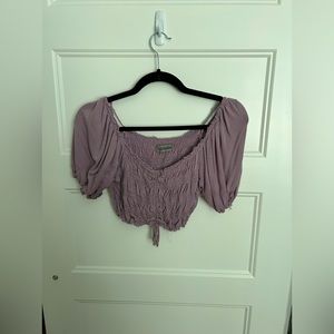 Urban Outfitters puff sleeve crop top